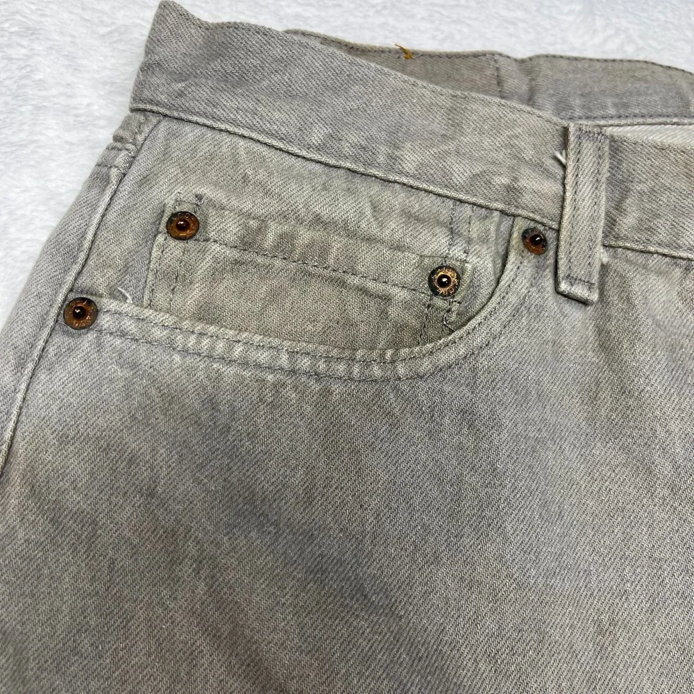 Vintage Levi's Button Fly Jeans Men's Gray Denim Classic Pockets‎ Y2K - 36X30.5